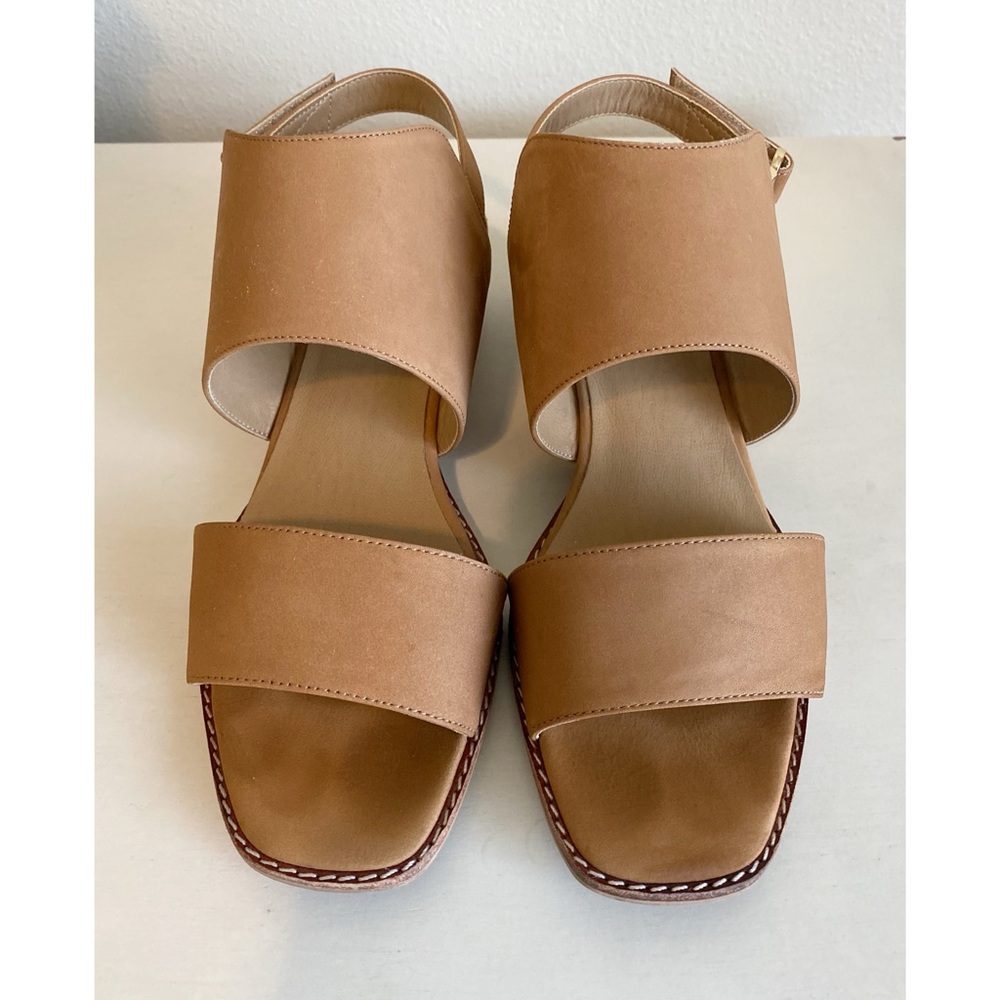 Vaneli Suede Open Toe Ankle Strap Wedge Sandals